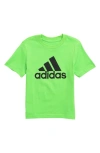 Adidas Originals Adidas Kids' Logo Badge Graphic T-shirt In Bright Green