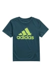 Adidas Originals Kids' Logo Graphic T-shirt In Dark Turquoise