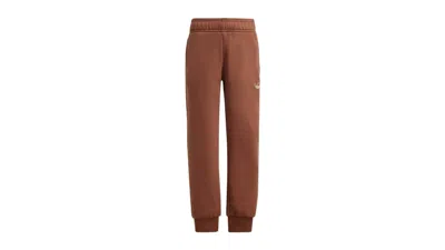 Pre-owned Adidas Originals Kids Pullover Hoodie/sweatpants Set In Brown