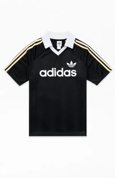 Adidas Originals Kids Short Sleeve Jersey In Black