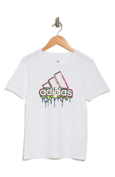 Adidas Originals Kids' Slime Graphic T-shirt In Green