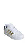 Adidas Originals Kids' Star Wars™ Grand Court 2.0 Sneaker In White/ Gold / Black
