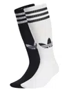 Adidas Originals Knee Socks (pack Of Two) In Multi