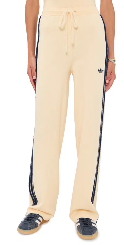 Adidas Originals Knit Firebird Track Pants Warm Vanilla/night Indigo