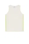 Adidas Originals Knit Vest In Chalk White & Semi Frozen Yellow