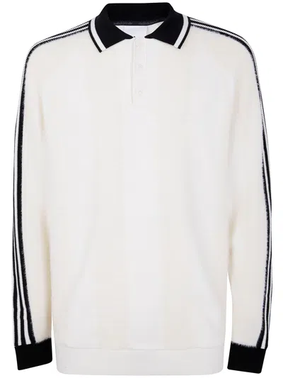 ADIDAS ORIGINALS "KNITTED JERSEY" JACKET,JX3836 CREWHT