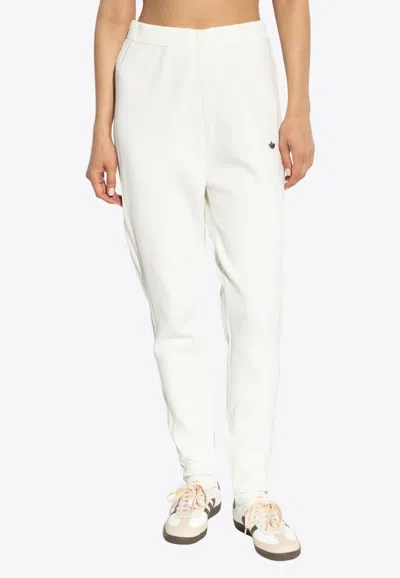 Adidas Originals Knitted Track Pants In White