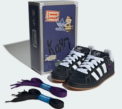 Pre-owned Adidas Originals Korn  Campus 00s Black/white Gum Ig0792 Men's Shoes Sneaker