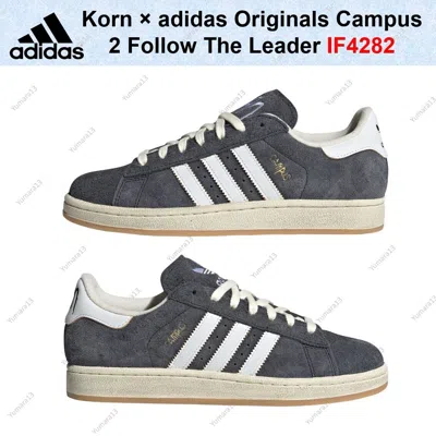 Pre-owned Adidas Originals Korn ×  Campus 2 Follow The Leader If4282 Us Men's 4-14 In Gray