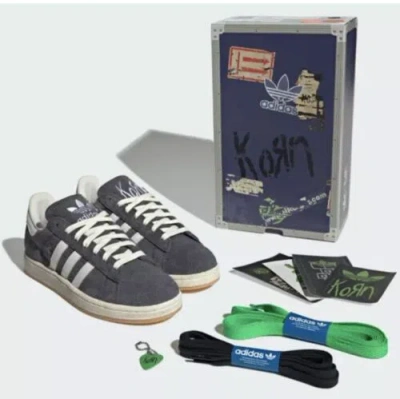 Pre-owned Adidas Originals Korn X Adidas Campus 2.0 Size 14m Follow The Leader [if4282] In Hand Ship Now In Gray