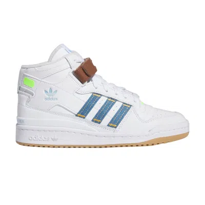 Pre-owned Adidas Originals Kseniaschnaider X Wmns Forum Mid 'white Denim'
