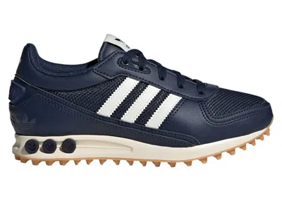 Pre-owned Adidas Originals La Trainer Ii Sneakers In Collegiate Navy Blue/cream White/gum