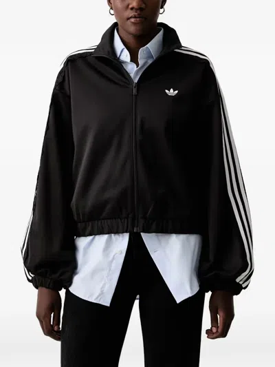 Adidas Originals Lace-trim Jacket In Black