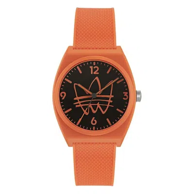 Adidas Originals Ladies' Watch Adidas Aost22562 ( 38 Mm) Gbby2 In Orange