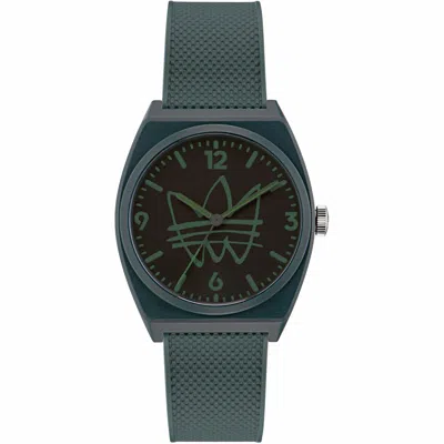 Adidas Originals Ladies' Watch Adidas Aost22566 ( 38 Mm) Gbby2 In Green