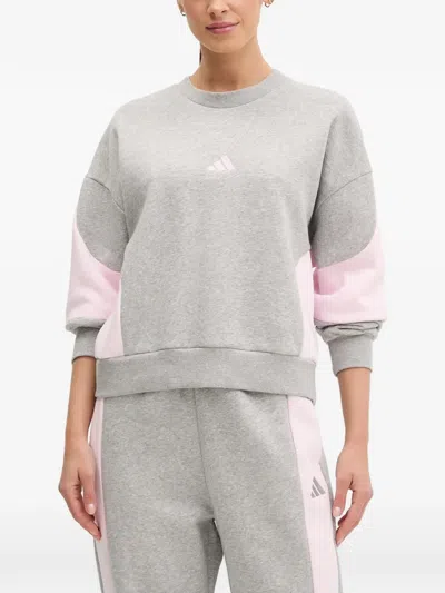 Adidas Originals Laziday Logo-detail Tracksuit In Gray