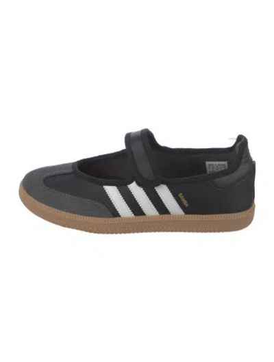 Pre-owned Adidas Originals Leather Athletic Sneakers In Black