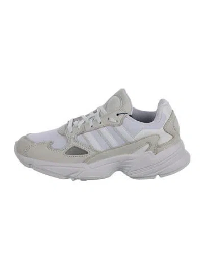 Pre-owned Adidas Originals Leather Chunky Sneakers In Gray