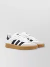 Adidas Originals Mens Samba Xlg Leather And Suede Low-top Trainers White Black Gum