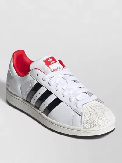 Adidas Originals Leather Low-top Sneakers In White
