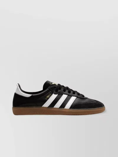 ADIDAS ORIGINALS LEATHER PANELLED LOGO SNEAKERS