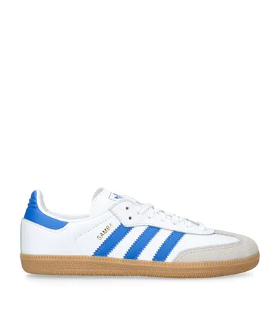 ADIDAS ORIGINALS LEATHER SAMBA OG SNEAKERS