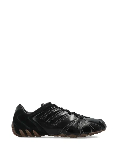 Adidas Originals Leather Sneakers In Animal Print