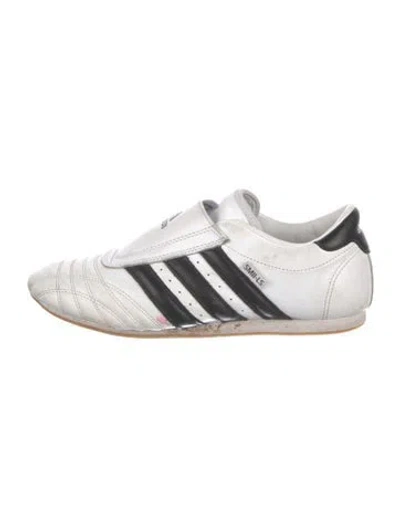 Pre-owned Adidas Originals Leather Sneakers In White