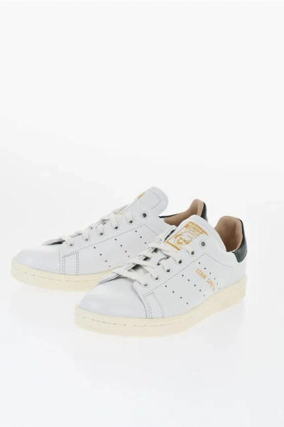Adidas Originals Leather Stan Smith Low-top Sneakers With Golden Effect Logo