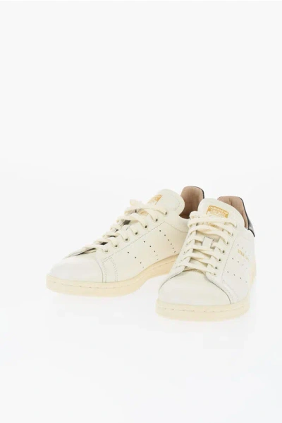 Adidas Originals Leather Stan Smith Low-top Sneakers With Golden Effect Logo