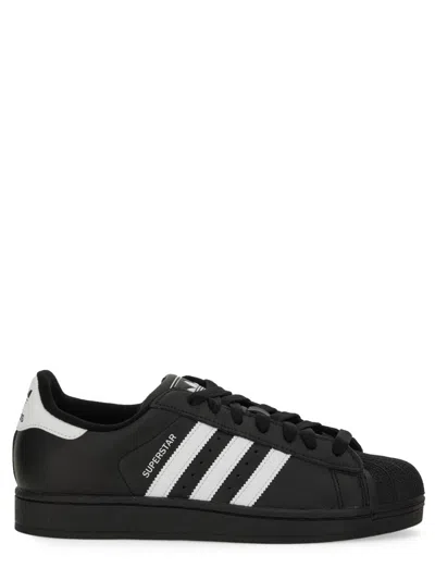 Adidas Originals Leather Superstar Sneakers For All In Black