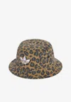 Adidas Originals Leopard Print Bucket Hat Brown In Animal Print