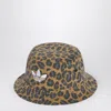 Adidas Originals Leopard Print Bucket Hat Brown In Animal Print