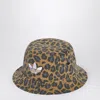 Adidas Originals Leopard Print Bucket Hat Brown In Animal Print