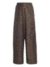 Adidas Originals Firebird Leopard-print Track Pants In Brown