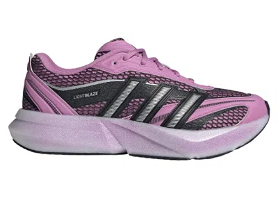 Pre-owned Adidas Originals Lightblaze Glow (women's) Sneakers In Preloved Purple/silver Metallic/core Black