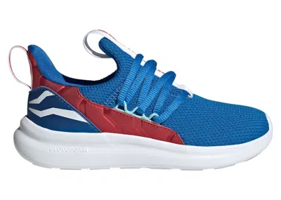 Pre-owned Adidas Originals Lite Racer Adapt 7.0 Marvel Captain America Sneakers In Bright Royal/cloud White/pure Ruby