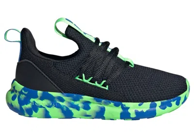 Pre-owned Adidas Originals Lite Racer Adapt 7.0 Sneakers In Core Black/lime Burst/bright Royal