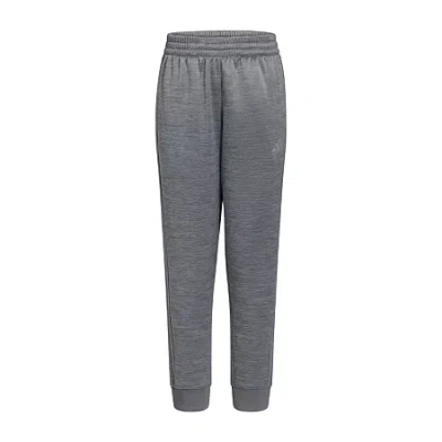 Adidas Originals Kids' Little Boys Cuffed Mid Rise Regular Fit Fleece Jogger Pant In Gray