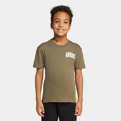 Adidas Originals Little Kids X The Simpsons T-shirt In Green