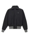 Adidas Originals Logo-detail Bomber Jacket In Black