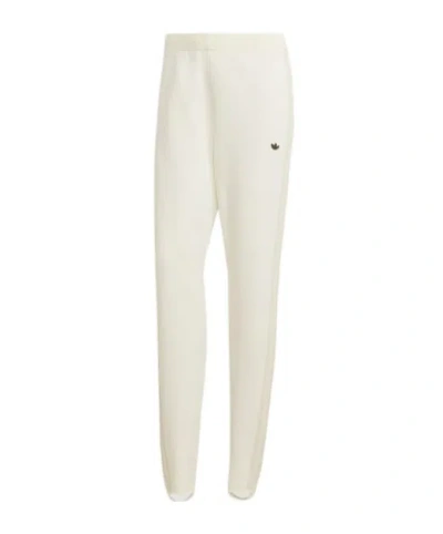 Adidas Originals Logo-detail Track Pants In White