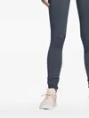 Adidas Originals Logo-embellished Leggings In Blue
