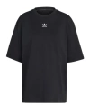 Adidas Originals Adidas Essentials Lifestyle Trefoil Logo Cotton T-shirt In Black