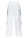 Adidas Originals Logo-embroidered Track Pants In White