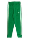 Adidas Originals Logo-embroidered Tracksuit Bottoms In Green