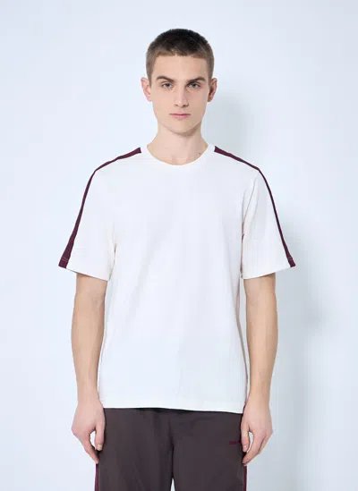 Adidas Originals Logo Motif T-shirt In Beige