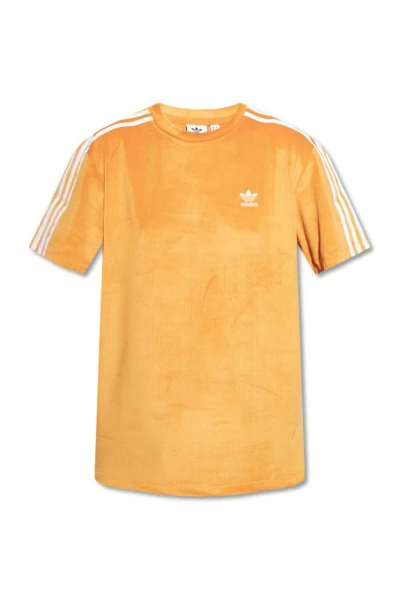 Adidas Originals Logo In Orange