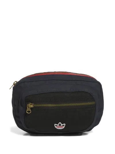Adidas Originals Logo-patch Belt Bag In Brown