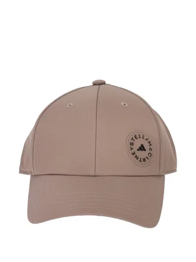Adidas Originals Logo Patch Cap In Brown